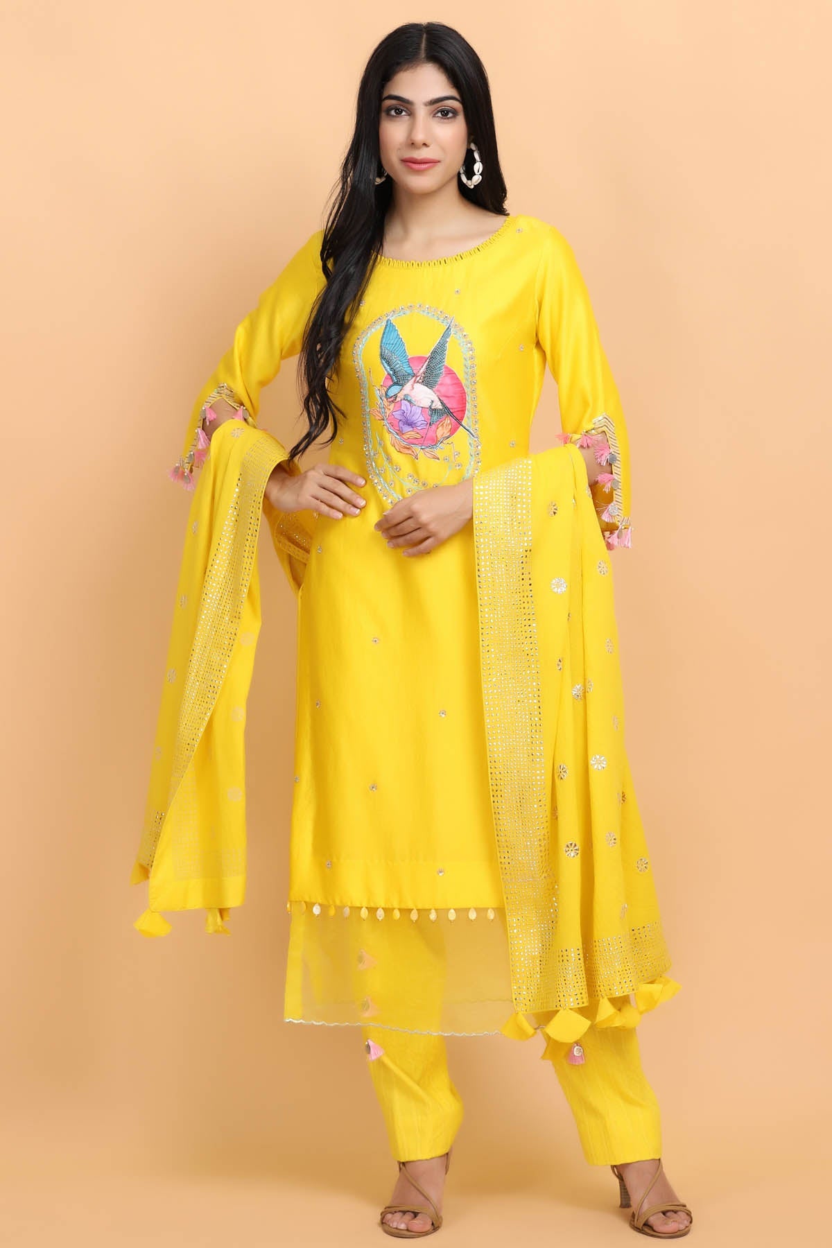 Buy Arpita SulakshanaParrot Embroidered Kurta Set